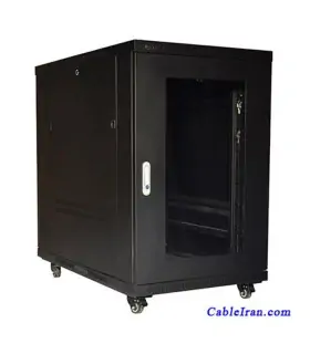 رك ايستاده بدون برند 22يونيت عمق 100 - به همراه فن و چهار چرخ