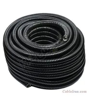 لوله خرطومی پلی اتیلن پلی فلکس Poly Flex سایز 48 مشکی