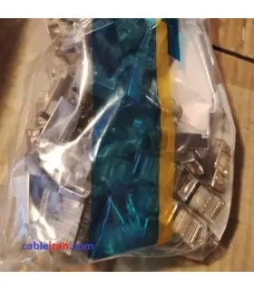 تجهيزات شبكه سوكت امپ AMP CAT6 SFTP اصلي