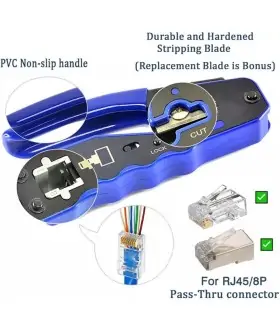 ابزارآلات ابزار شبكه آترين تجارت آچار شبكه ميان گذر open end مدل 6088