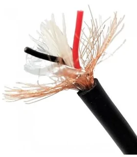 كابل كواكسيال ميكروفون فوكال FOCAL مغز دو رشته مس ، شيلددار و فويلدار