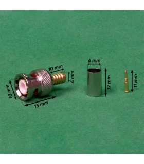 فيش بي ان سي BNC اتو ETTO پرسي سه تيكه وارنيش دار