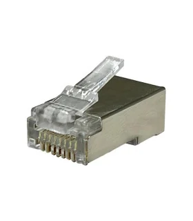 تجهيزات شبكه سوكت EPG ميان گذر CAT6 SFTP ته باز OPEN END