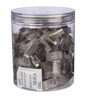 تجهيزات شبكه سوكت دي نت D-NET ميان گذر CAT6 SFTP ته باز OPEN END