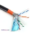 كابل شبكه CAT6 SFTP نگزنس - تست فلوك - پرمننت - OUT DOOR - دو روكش