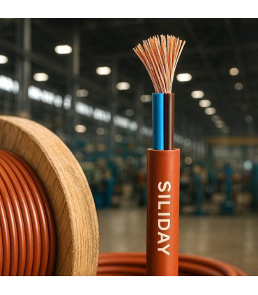 عکس کابل نسوز سیلیکونی بدون شیلد SILI DAY سیلی دی ‎2*1.5 | مرکز خرید کابل ایران