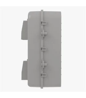 تابلو برق پلاستيكي درب همرنگ مات اي باكس EBOX سايز ‎40*50*21 طوسي