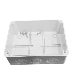 باكس پلاستيكي روكار دانوب ‎20*15*8 سفيذ ABS