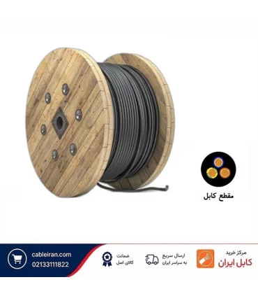 عکس کابل برق افشان مس پرتو الکتریک ‎3*35 | مرکز خرید کابل ایران
